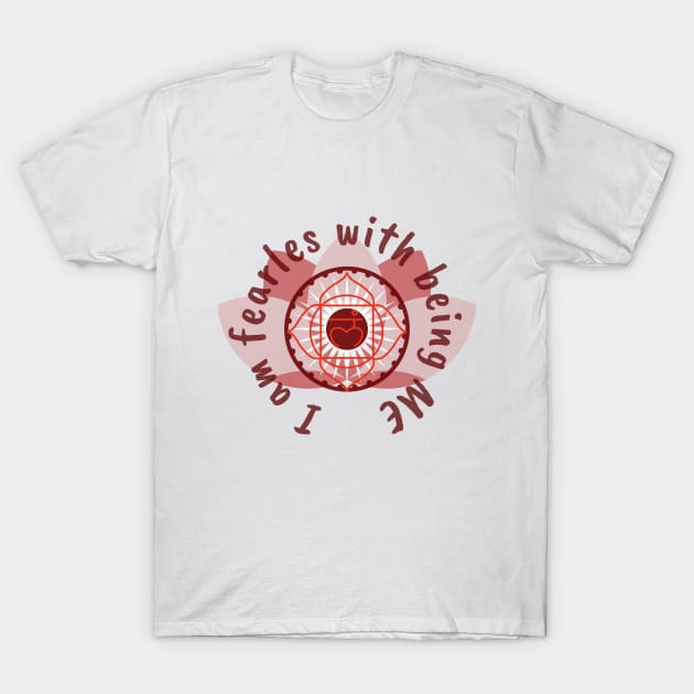 Root Chakra Mandala T-Shirt by Rebecca Abraxas - Brilliant Possibili Tees